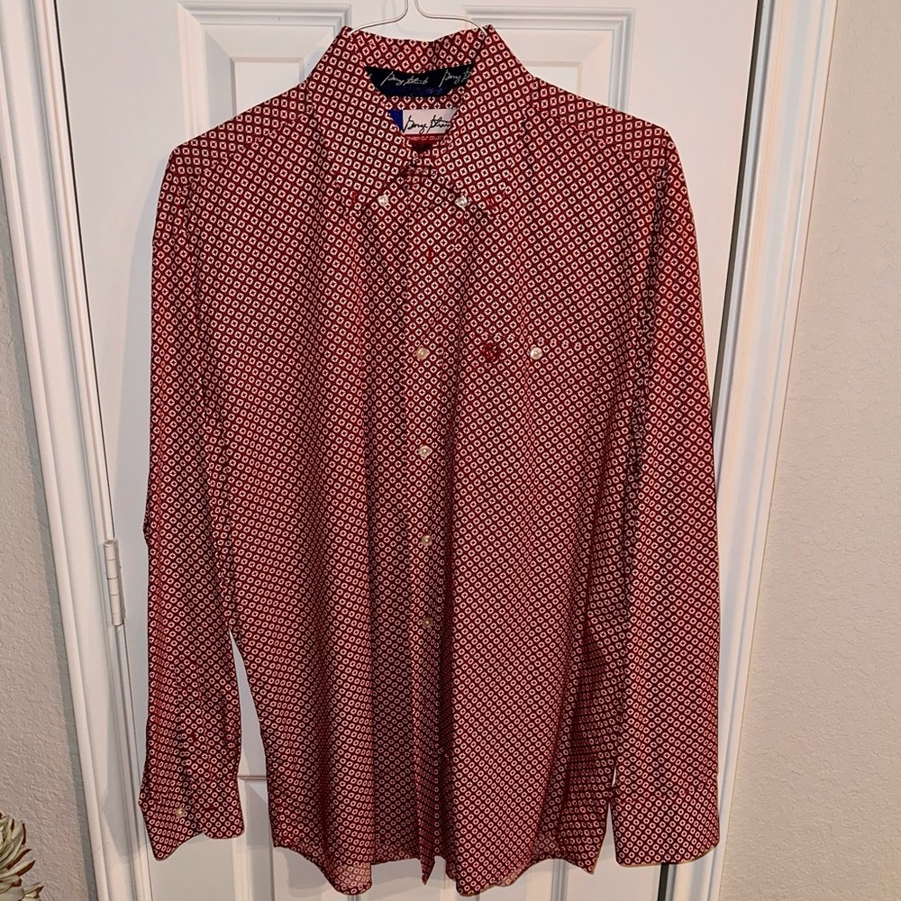 George Strait Wrangler Cowboy Cut Button Down